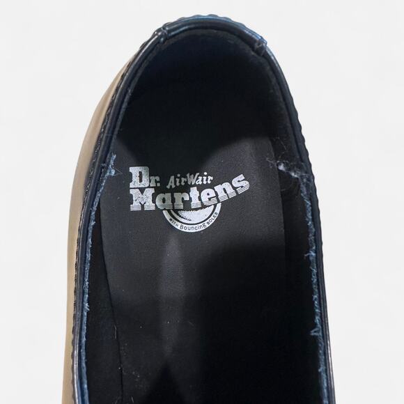 Dr. Martens 1461 Quad Platform Retro Black Smooth Shoes Size 9 New Without Box - Picture 5 of 8